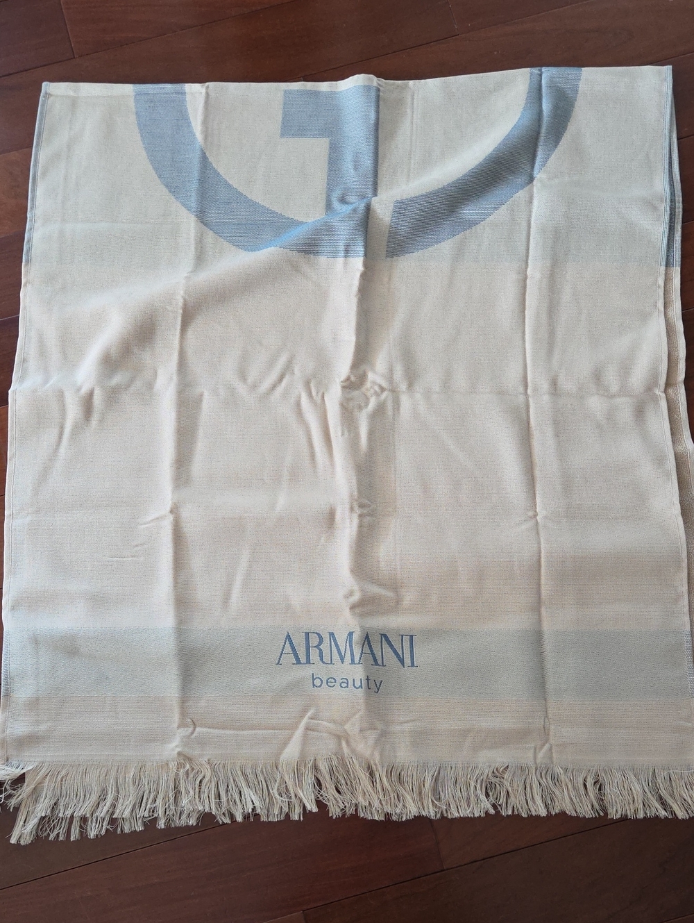 NWT Armani Beauty Beach Towel Beige